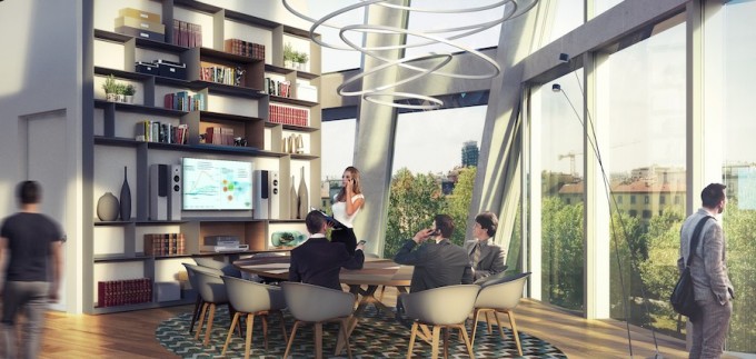 Microsoft House, felice interpretazione dell’idea di diorama lavorativo; sembra pensata all’Ikea